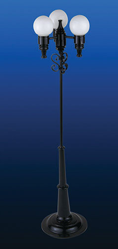 LED Battery Street Light with Wand, Black, CR1632 Battery Included, 3 Volt
